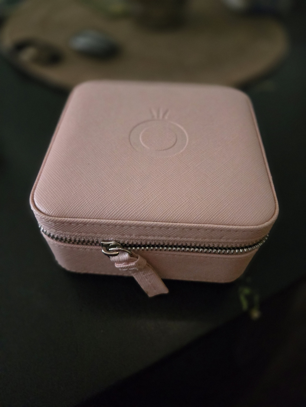 Pink Square Pandora Jewelry GIFT/Travel Case